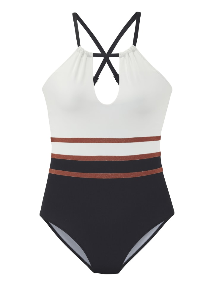 Купальник LASCANA, белый/черный
Купальник LASCANA, белый/черный