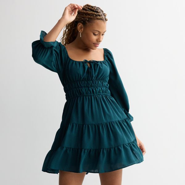 Платье для юниоров с рукавами 3/4, многоярусное Liberty Love, цвет teal
Платье для юниоров с рукавами 3/4, многоярусное Liberty Love, цвет teal