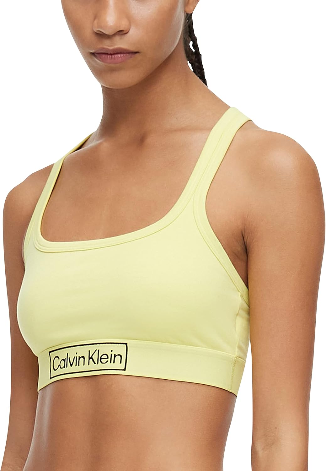 Calvin Klein Womens Reimagined Heritage Unlined Bralette, Cyber Green
Calvin Klein Womens Reimagined Heritage Unlined Bralette, Cyber Green