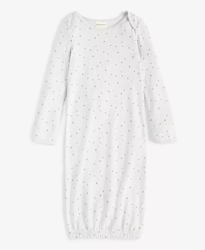 Хлопковое платье унисекс со звездами-слонами First Impression Baby First Impressions, серый
Хлопковое платье унисекс со звездами-слонами First Impression Baby First Impressions, серый