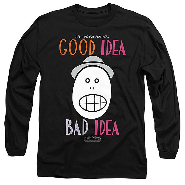 Футболка с длинным рукавом Animaniacs Good Idea Bad Idea Licensed Character
Футболка с длинным рукавом Animaniacs Good Idea Bad Idea Licensed Character