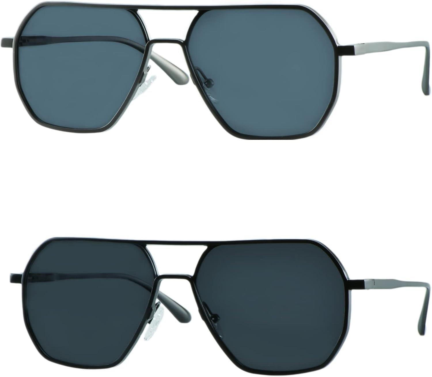 Солнцезащитные очки VisionGlobal, 2 пары, поляризованные, для мужчин и женщин, классическая квадратная форма, ретро-стиль, защита от УФ-излучения UV400, 8692black+8692gray
Солнцезащитные очки VisionGlobal, 2 пары, поляризованные, для мужчин и женщин, классическая квадратная форма, ретро-стиль, защита от УФ-излучения UV400, 8692black+8692gray