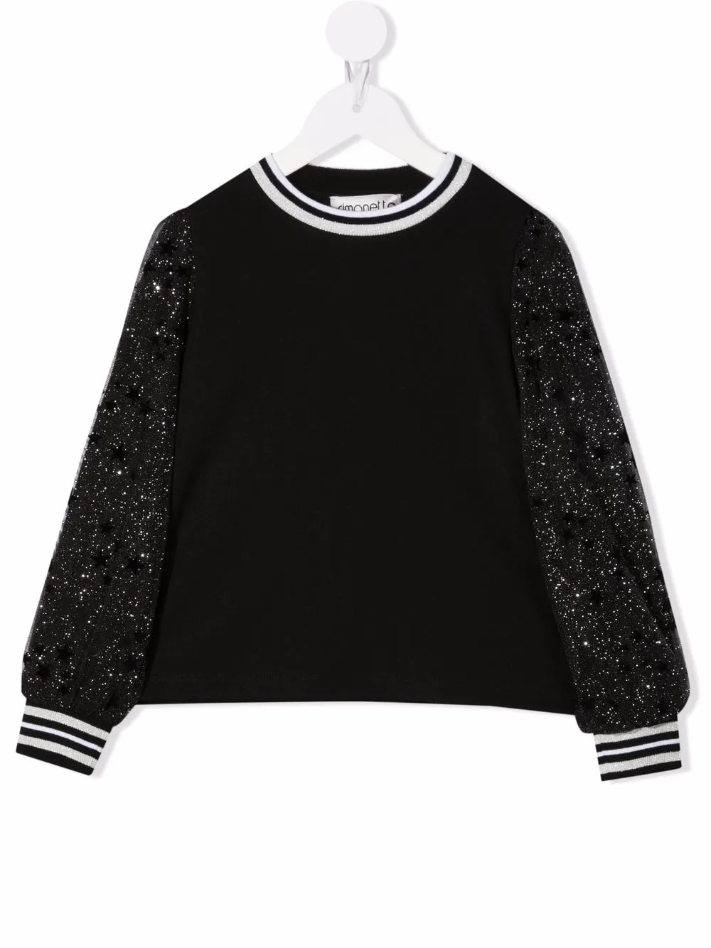 Толстовка с блестками на рукавах Simonetta, черный
Толстовка с блестками на рукавах Simonetta, черный