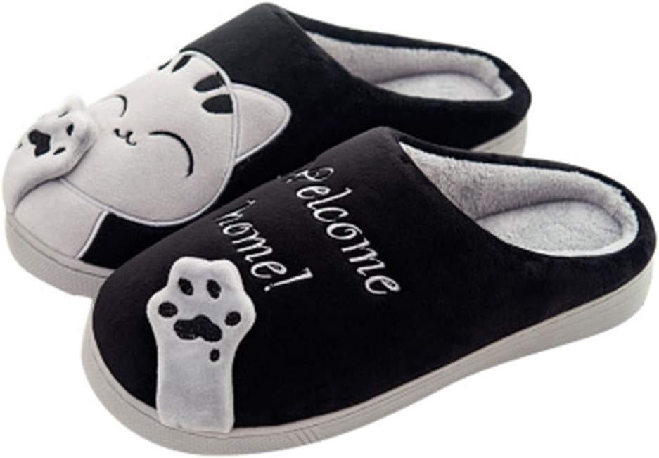 Женские тапочки Rojeam с милым котиком, плюшевые, зимние, теплые, для дома, против скольжения, для женщин и мужчин, черный
Женские тапочки Rojeam с милым котиком, плюшевые, зимние, теплые, для дома, против скольжения, для женщин и мужчин, черный