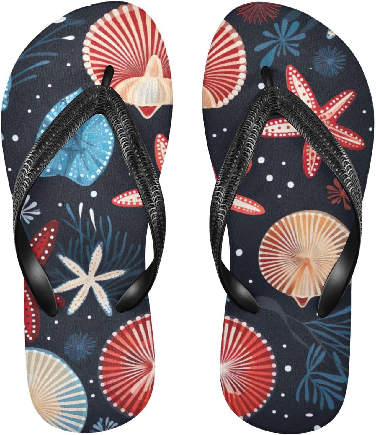 Пляжные летние сандалии Seashell Starfish для женщин и мужчин, шлепанцы для душа Kfbe
Пляжные летние сандалии Seashell Starfish для женщин и мужчин, шлепанцы для душа Kfbe