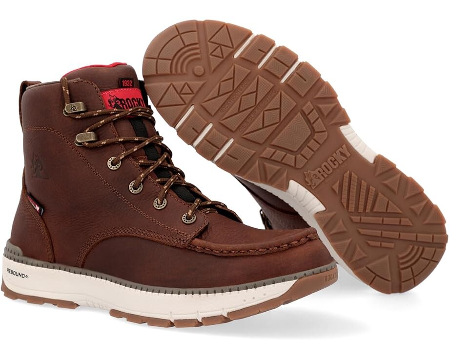 Ботинки Rocky Rebound Wedge Composite Toe, коричневый
Ботинки Rocky Rebound Wedge Composite Toe, коричневый