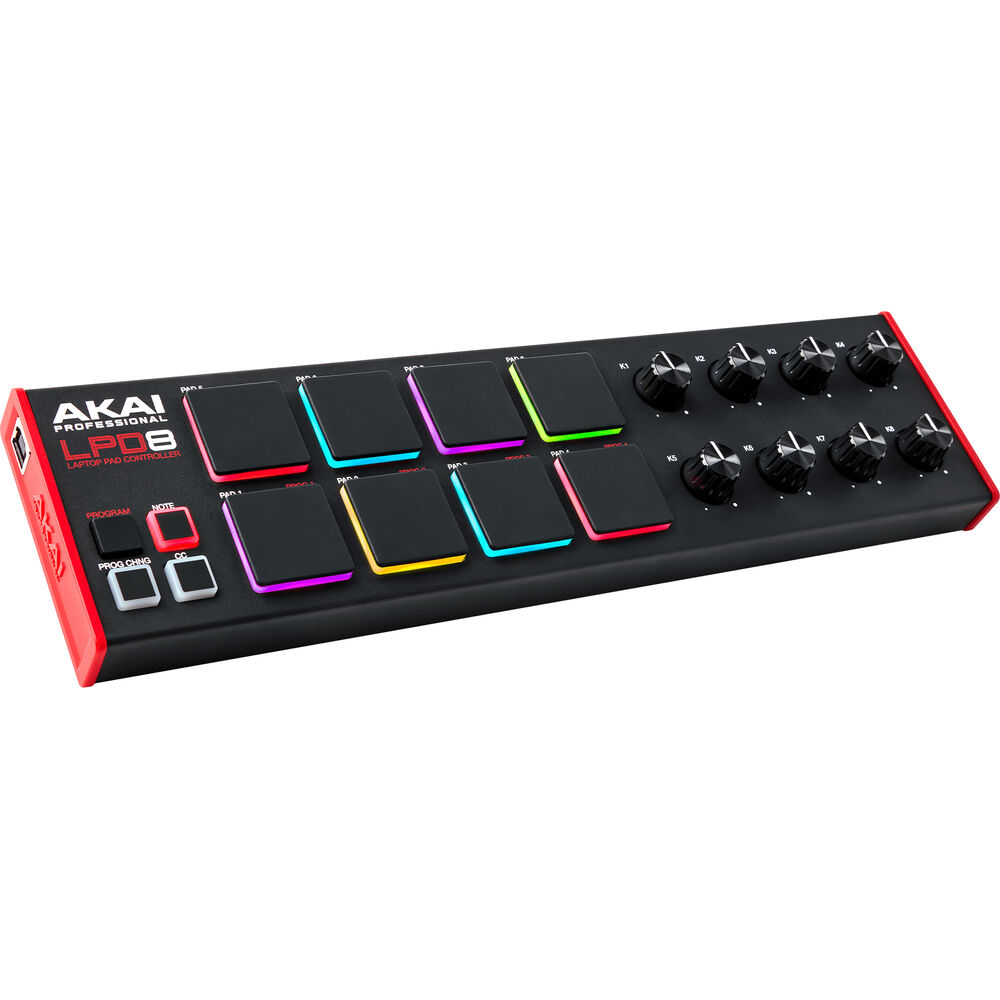 Akai Professional LPD8 MK2 Laptop Pad Controller LPD8MK2
Akai Professional LPD8 MK2 Laptop Pad Controller LPD8MK2