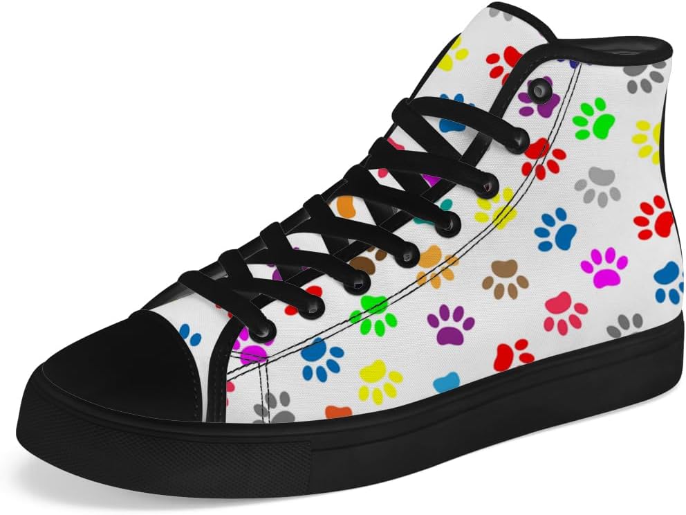 Кеды с высоким берцем Paw, высокие кроссовки на шнуровке, повседневная обувь, подарки для мужчин и женщин Chebing, белый
Кеды с высоким берцем Paw, высокие кроссовки на шнуровке, повседневная обувь, подарки для мужчин и женщин Chebing, белый