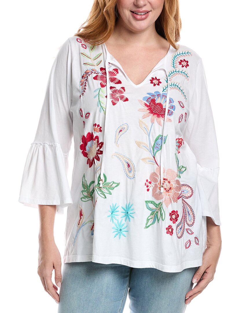 Джонни Вас Плюс Фрейде Футболка Johnny Was, белый
Джонни Вас Плюс Фрейде Футболка Johnny Was, белый