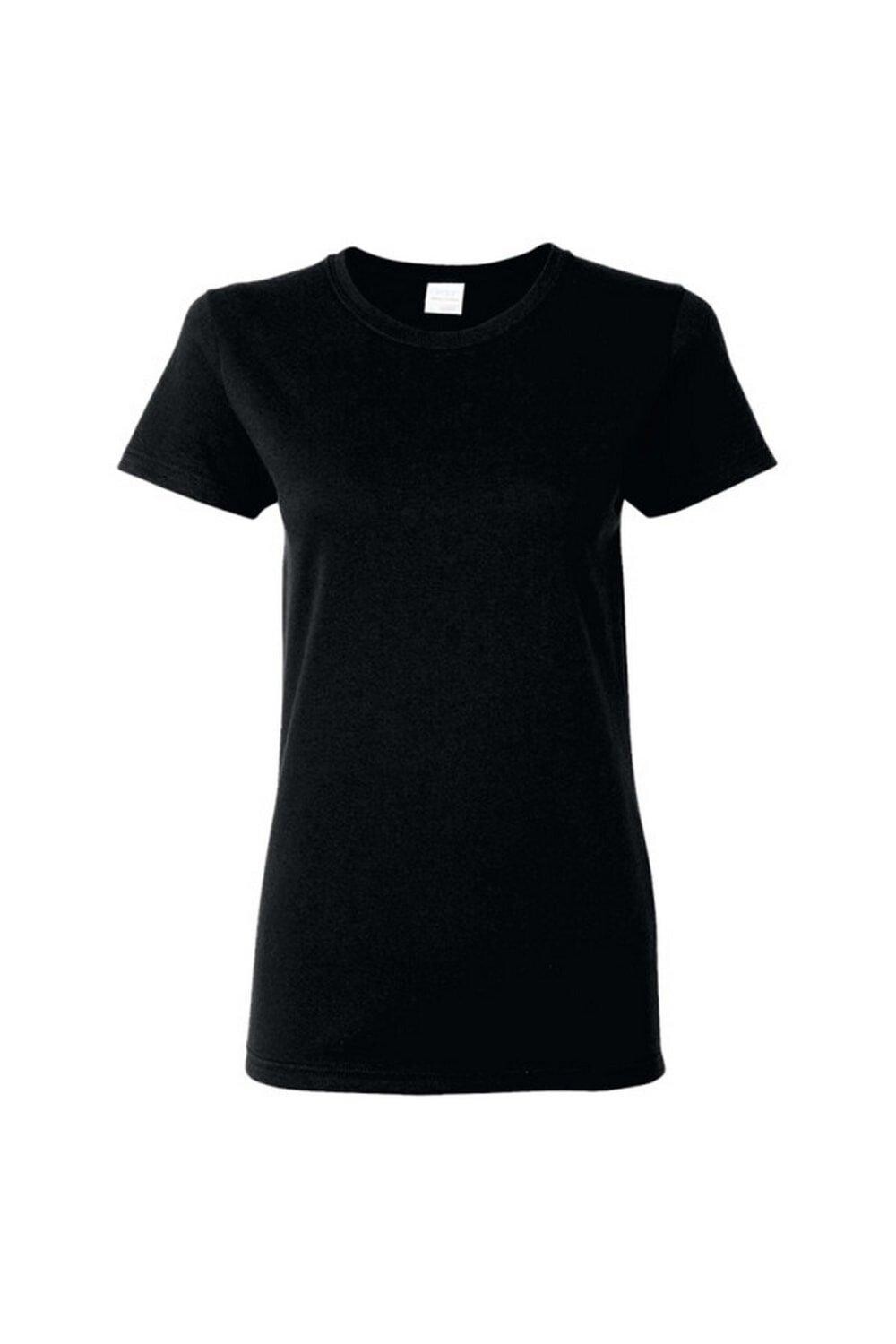 Футболка Missy Fit из плотного хлопка с короткими рукавами Gildan, черный
Футболка Missy Fit из плотного хлопка с короткими рукавами Gildan, черный