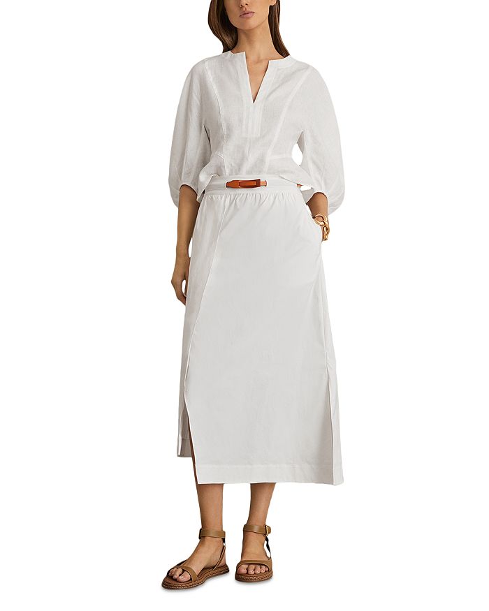 Юбка миди с разрезом и поясом REISS, слоновая кость/кремовый
Юбка миди с разрезом и поясом REISS, слоновая кость/кремовый