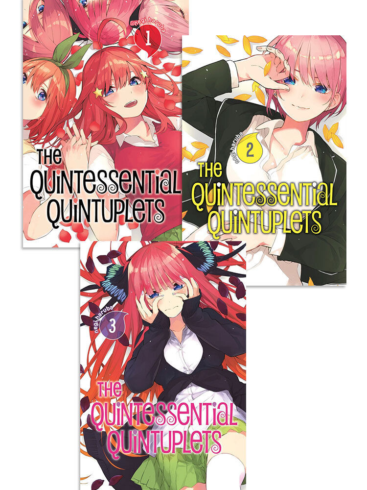 Манга The Quintessential Quintuplets Manga (1-3) Bundle
Манга The Quintessential Quintuplets Manga (1-3) Bundle