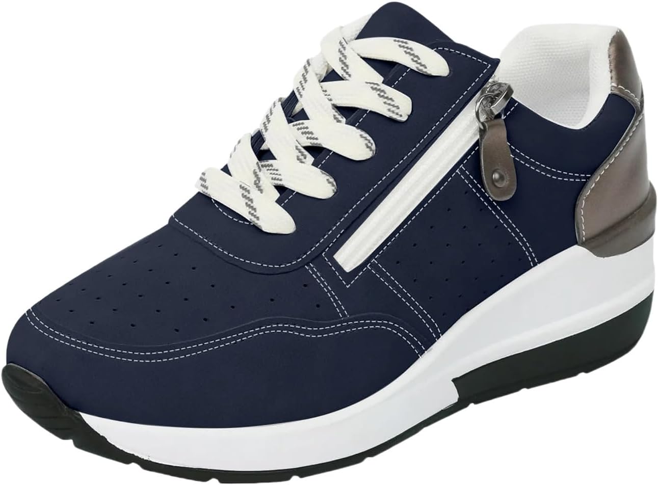 Женские слипоны Kubbon с молнией сбоку, низкие кеды на танкетке с шнуровкой, поддержкой свода стопы, лоферы с скрытым каблуком, нескользящая подошва, повседневная обувь для прогулок, темно-синий
Женские слипоны Kubbon с молнией сбоку, низкие кеды на танкетке с шнуровкой, поддержкой свода стопы, лоферы с скрытым каблуком, нескользящая подошва, повседневная обувь для прогулок, темно-синий