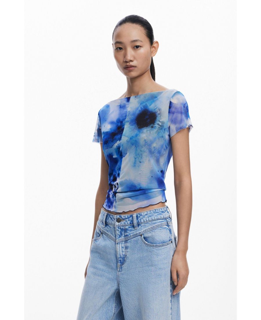 Женская футболка из ребристого тюля Desigual, Dark blue, Синий, Женская футболка из ребристого тюля Desigual, Dark blue
Женская футболка из ребристого тюля Desigual, Dark blue, Синий, Женская футболка из ребристого тюля Desigual, Dark blue