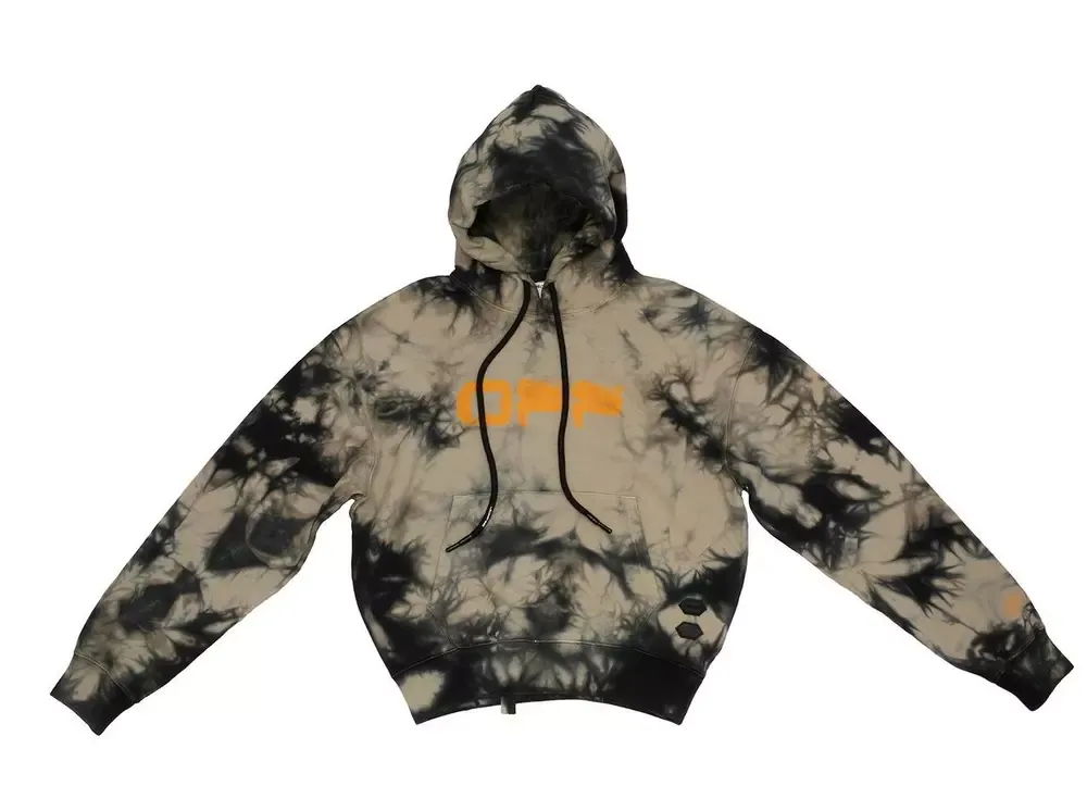 Толстовка с капюшоном из 100% хлопка с принтом тай-дай Off-White, коричневый
Толстовка с капюшоном из 100% хлопка с принтом тай-дай Off-White, коричневый