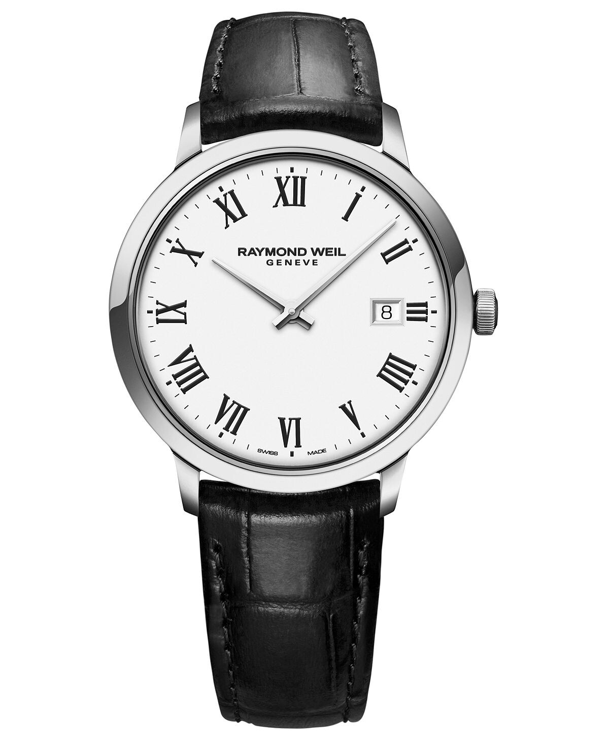 Мужские швейцарские часы Toccata с черным кожаным ремешком, 39 мм Raymond Weil
Мужские швейцарские часы Toccata с черным кожаным ремешком, 39 мм Raymond Weil