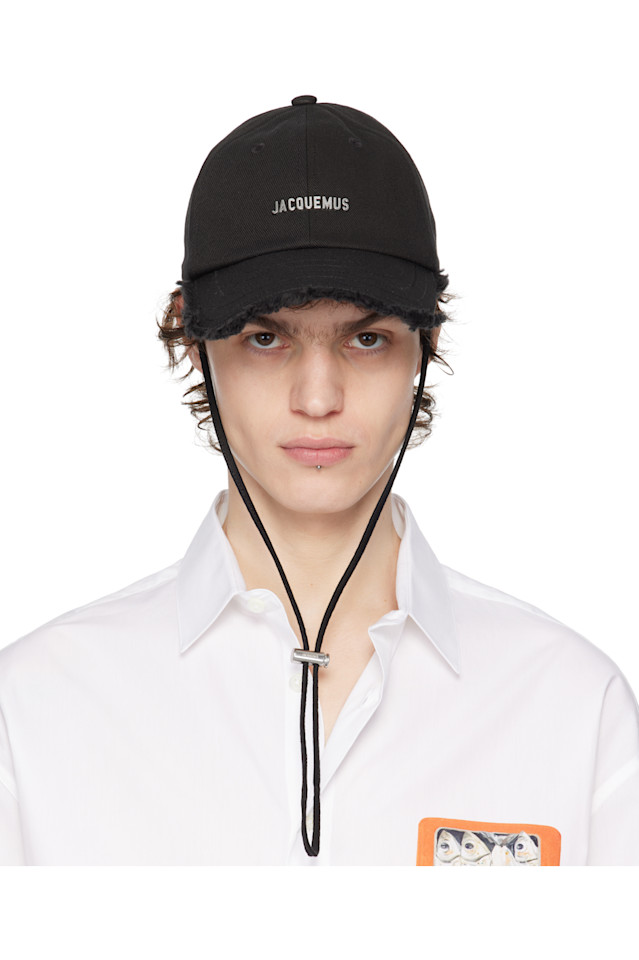 Классические 'the artichaut' кепки Jacquemus, черный 
Классические 'the artichaut' кепки Jacquemus, черный