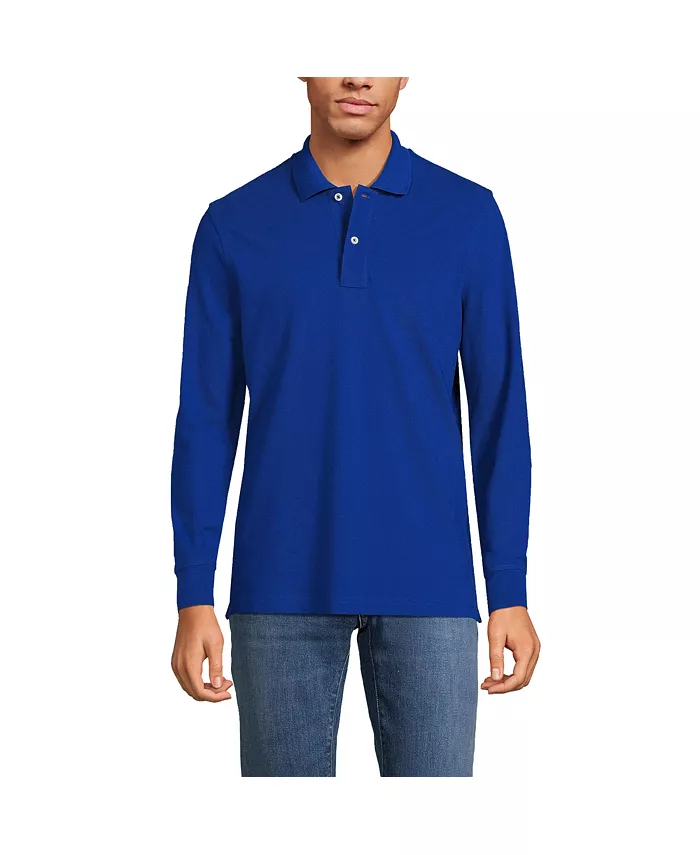 Мужская удобная поло с длинным рукавом из сетчатой ткани Comfort First Lands' End, синий
Мужская удобная поло с длинным рукавом из сетчатой ткани Comfort First Lands' End, синий