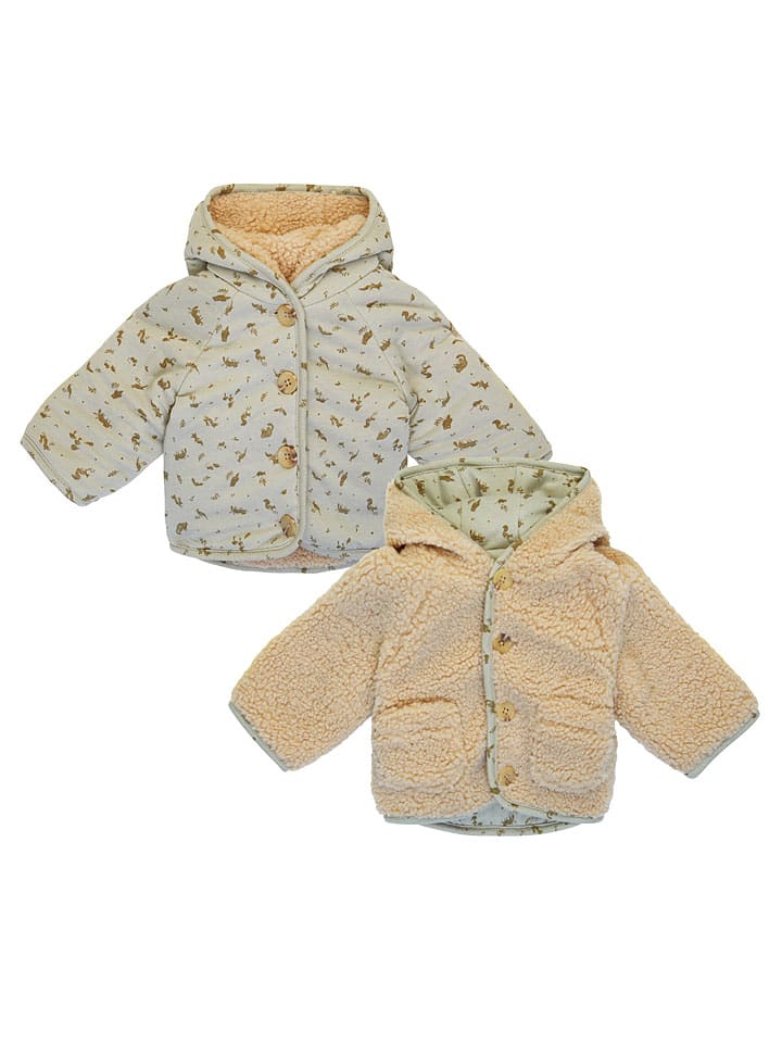 Noppies Двусторонняя куртка "Gelves" бежево-зеленого цвета
Noppies Двусторонняя куртка "Gelves" бежево-зеленого цвета