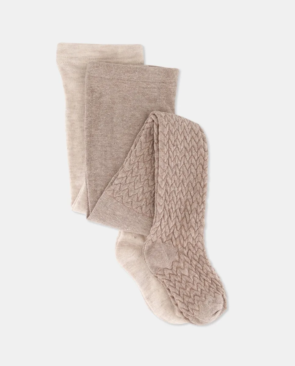 Набор из 2 детских колготок с фантазийным принтом для девочки Cotton Juice, бежевый
Набор из 2 детских колготок с фантазийным принтом для девочки Cotton Juice, бежевый