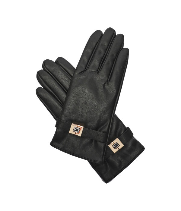 Перчатки женские Guess с золотыми пряжками, черный
Перчатки женские Guess с золотыми пряжками, черный