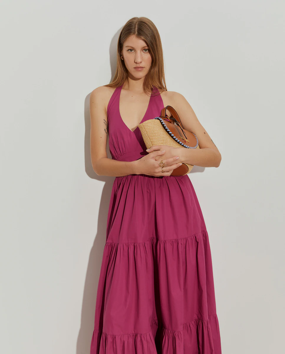 Длинное хлопковое платье с рюшами Lion of Porches, розовый
Длинное хлопковое платье с рюшами Lion of Porches, розовый