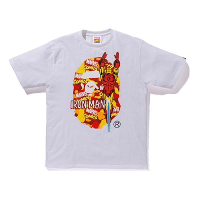 Футболка A Bathing Ape x Marvel Camouflage Ape Head Logo T-Shirt 'White Iron Man
Футболка A Bathing Ape x Marvel Camouflage Ape Head Logo T-Shirt 'White Iron Man