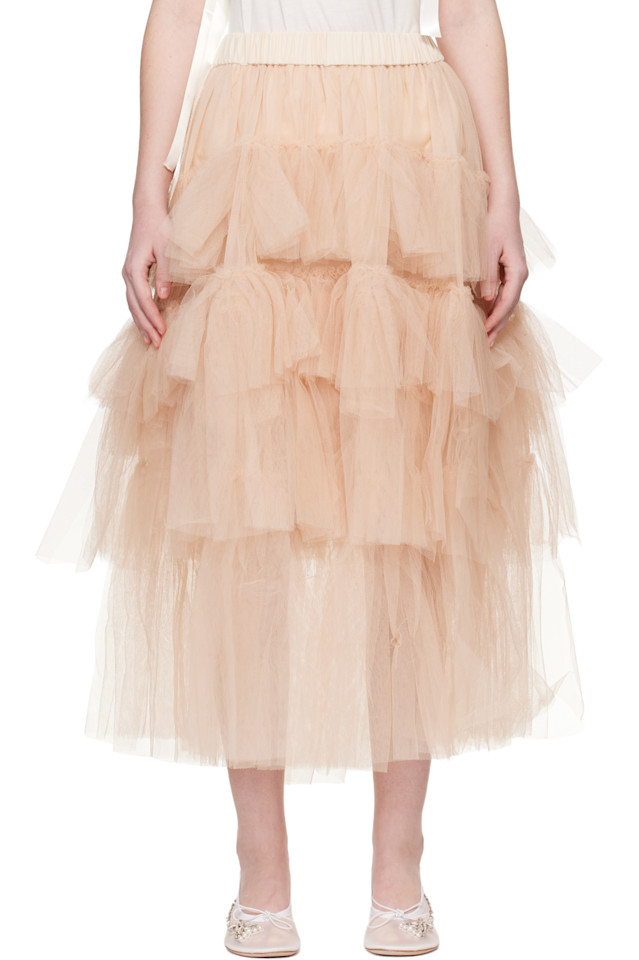 Simone Rocha Розовая юбка-пачка миди
Simone Rocha Розовая юбка-пачка миди