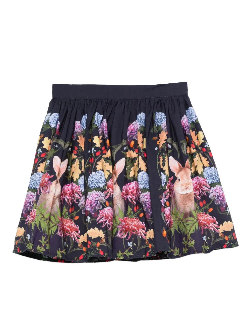 Юбка с цветочным принтом Molo, синий 
Юбка с цветочным принтом Molo, синий