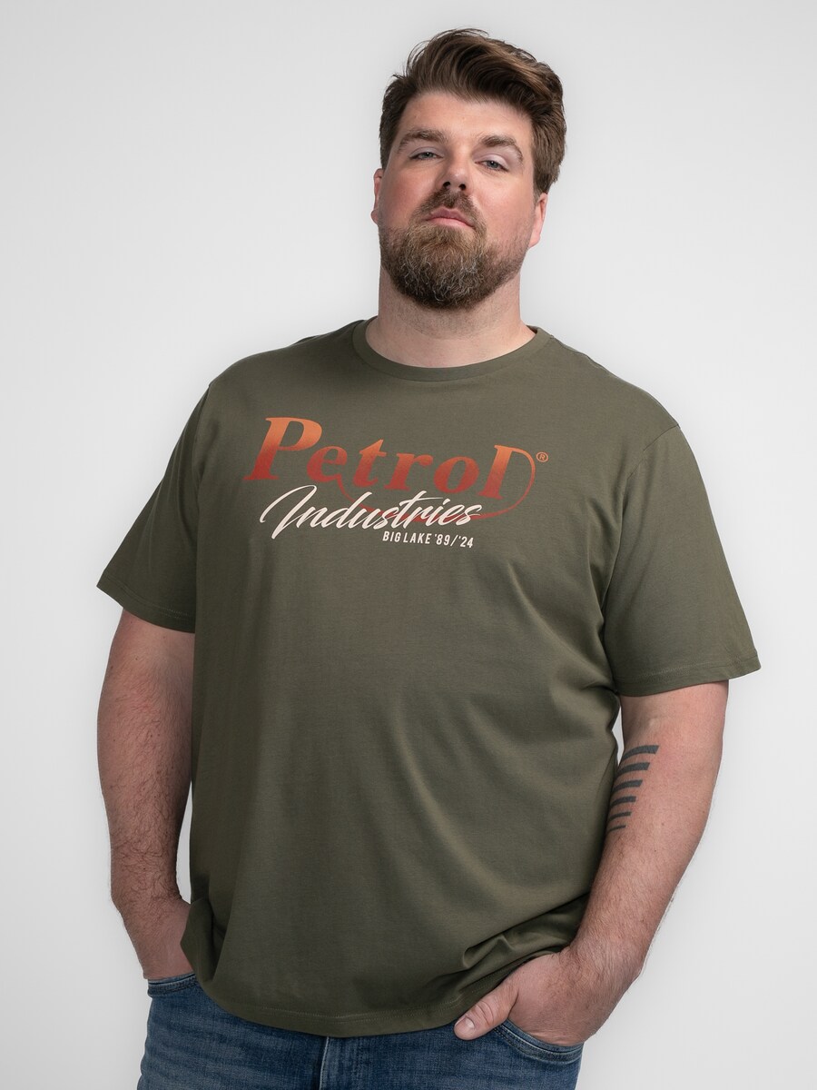 Классическая футболка Petrol Industries Shirt Landon, хаки
Классическая футболка Petrol Industries Shirt Landon, хаки