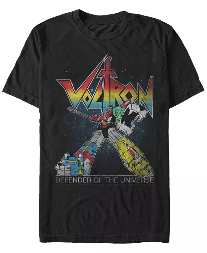 Voltron: Defender of the Universe Мужская ретро-радужная футболка с коротким рукавом Defender Of The Universe Fifth Sun, черный
Voltron: Defender of the Universe Мужская ретро-радужная футболка с коротким рукавом Defender Of The Universe Fifth Sun, черный
