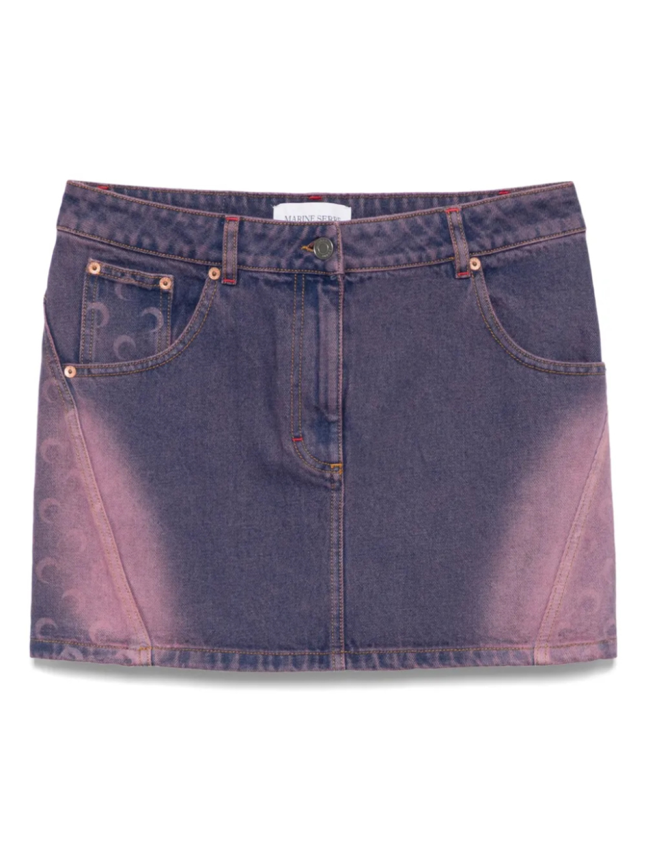 Мини-юбка с лунным принтом Marine Serre, розовый
Мини-юбка с лунным принтом Marine Serre, розовый