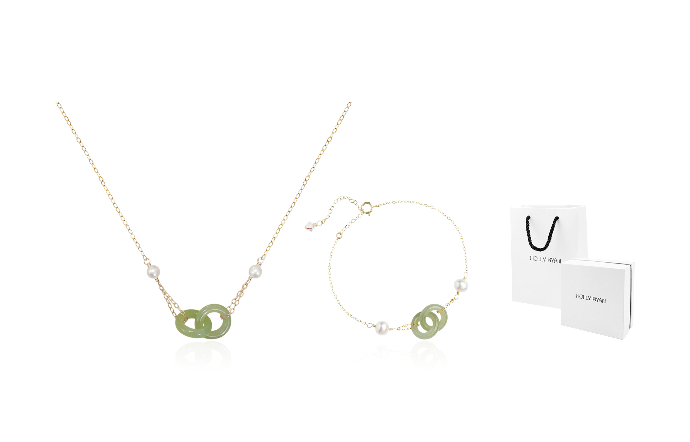 Китайская элегантность нежный перламутр жемчужная застежка-мир ожерелье women's роскошный ниша ключица цепь HOLLY RYAN