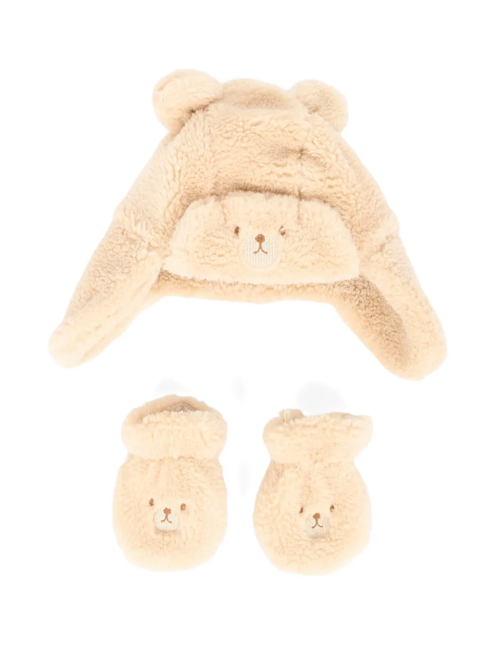 Комплект: шапочка с ушками медвежонка и пинетки Mayoral, нейтральный
Комплект: шапочка с ушками медвежонка и пинетки Mayoral, нейтральный