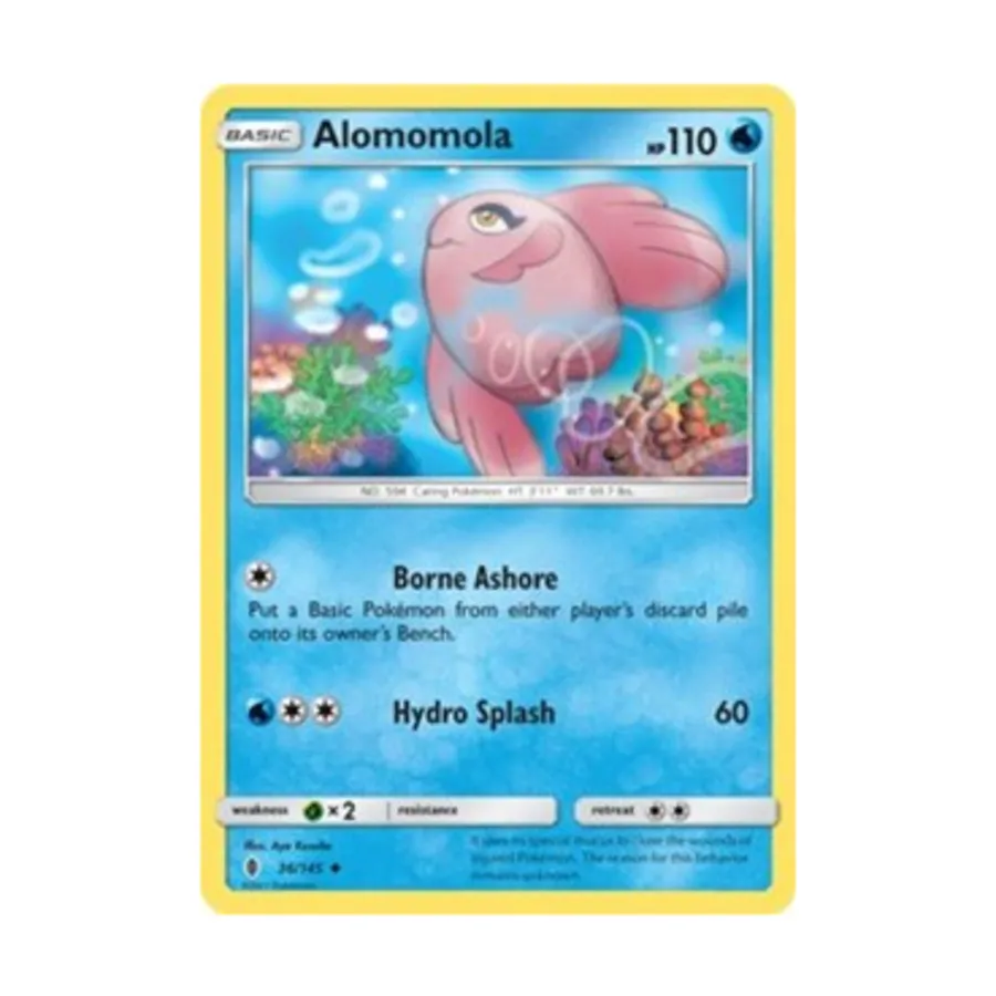 CCG Аломомола (Ю) #36, Pokemon - Sun & Moon - Guardians Rising - Singles
CCG Аломомола (Ю) #36, Pokemon - Sun & Moon - Guardians Rising - Singles