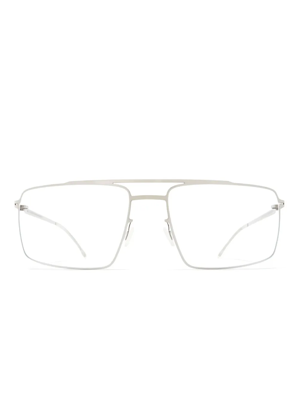 Очки Pen 51 в квадратной оправе Mykita, серебяный
Очки Pen 51 в квадратной оправе Mykita, серебяный