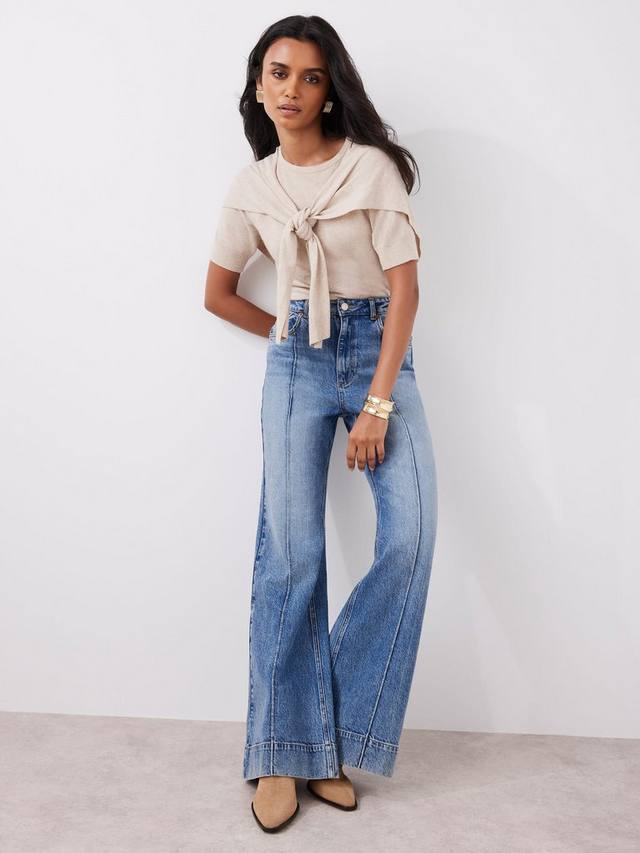 Средние расклешенные джинсы Mint Velvet, Blue/Multi
Средние расклешенные джинсы Mint Velvet, Blue/Multi