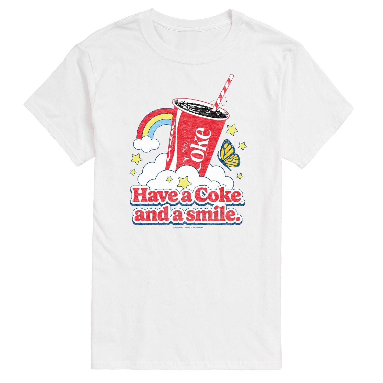 Мужская футболка Coca-Cola с рисунком Coke And Smile License, белый
Мужская футболка Coca-Cola с рисунком Coke And Smile License, белый