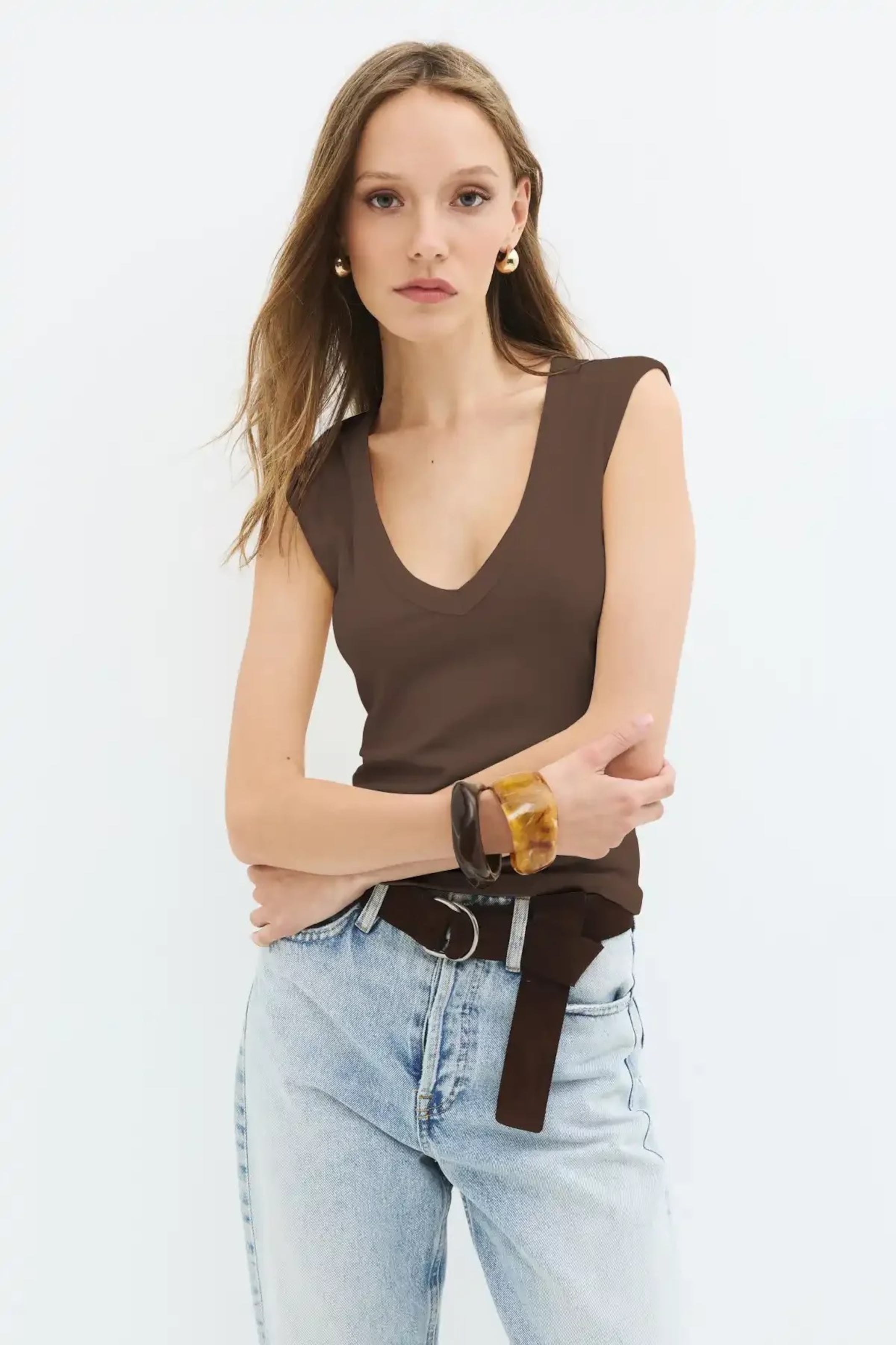 No Matter What Топ в цвете шоколад
No Matter What Топ в цвете шоколад