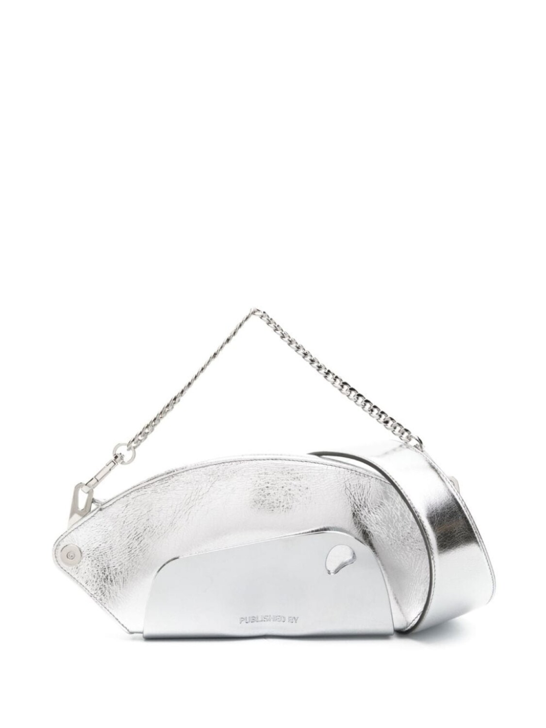 PUBLISHED BY сумка на плечо с логотипом, серебристый 
PUBLISHED BY сумка на плечо с логотипом, серебристый