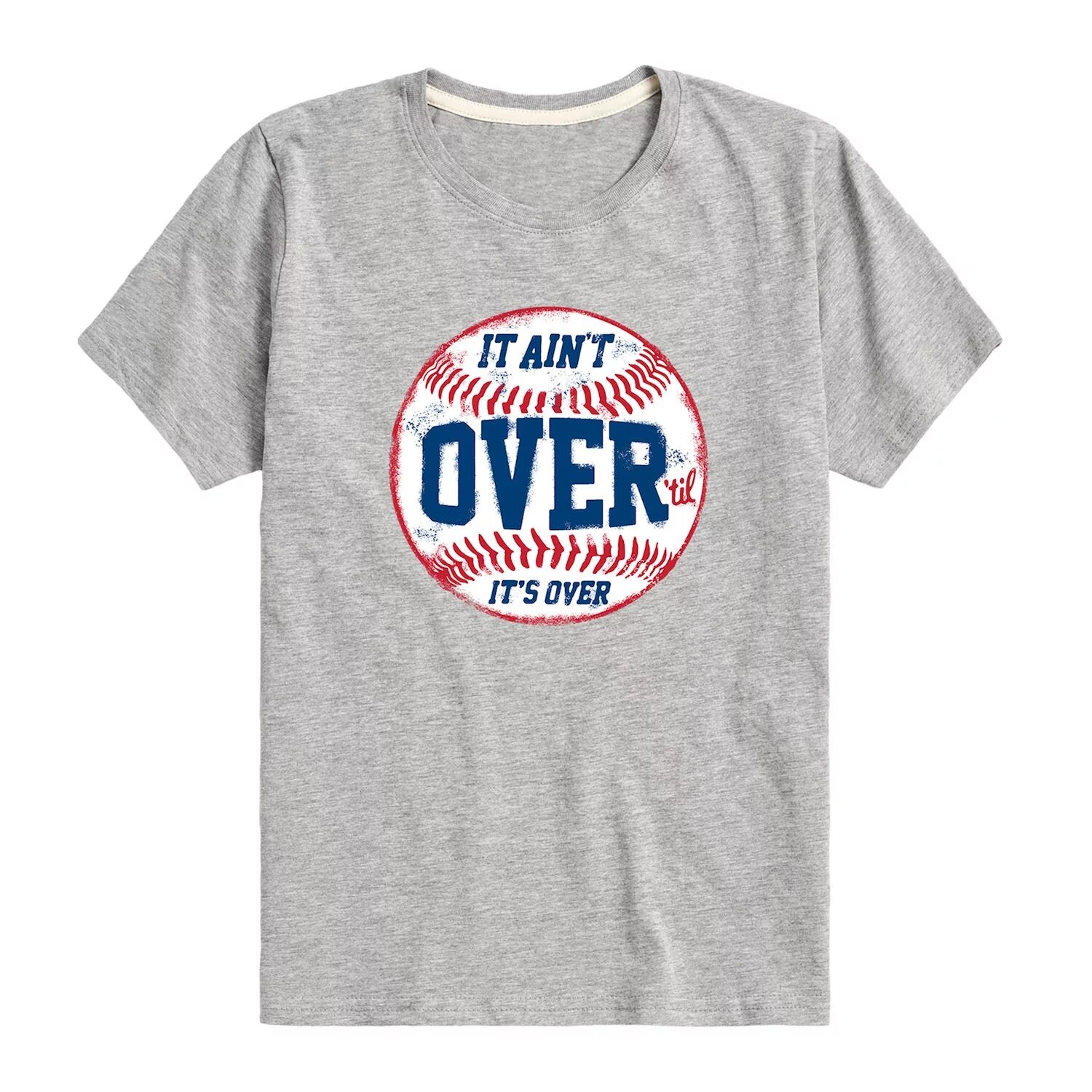 Футболка с рисунком It Ain't Over Baseball для мальчиков 8–20 лет Licensed Character, серый
Футболка с рисунком It Ain't Over Baseball для мальчиков 8–20 лет Licensed Character, серый