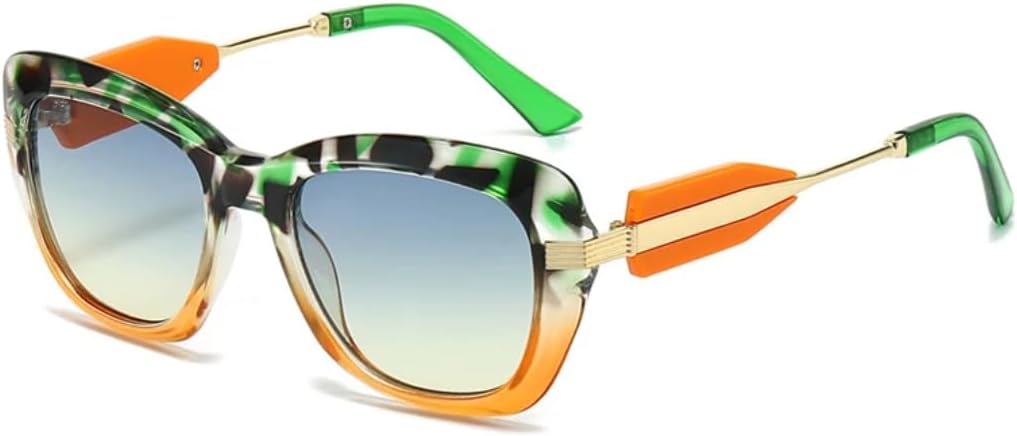 Модные женские солнцезащитные очки в стиле ретро с леопардовым принтом и градиентом, защита от УФ-излучения UV400; мужские трендовые солнцезащитные очки HHZZYVY, Orange Blue Yellow
Модные женские солнцезащитные очки в стиле ретро с леопардовым принтом и градиентом, защита от УФ-излучения UV400; мужские трендовые солнцезащитные очки HHZZYVY, Orange Blue Yellow