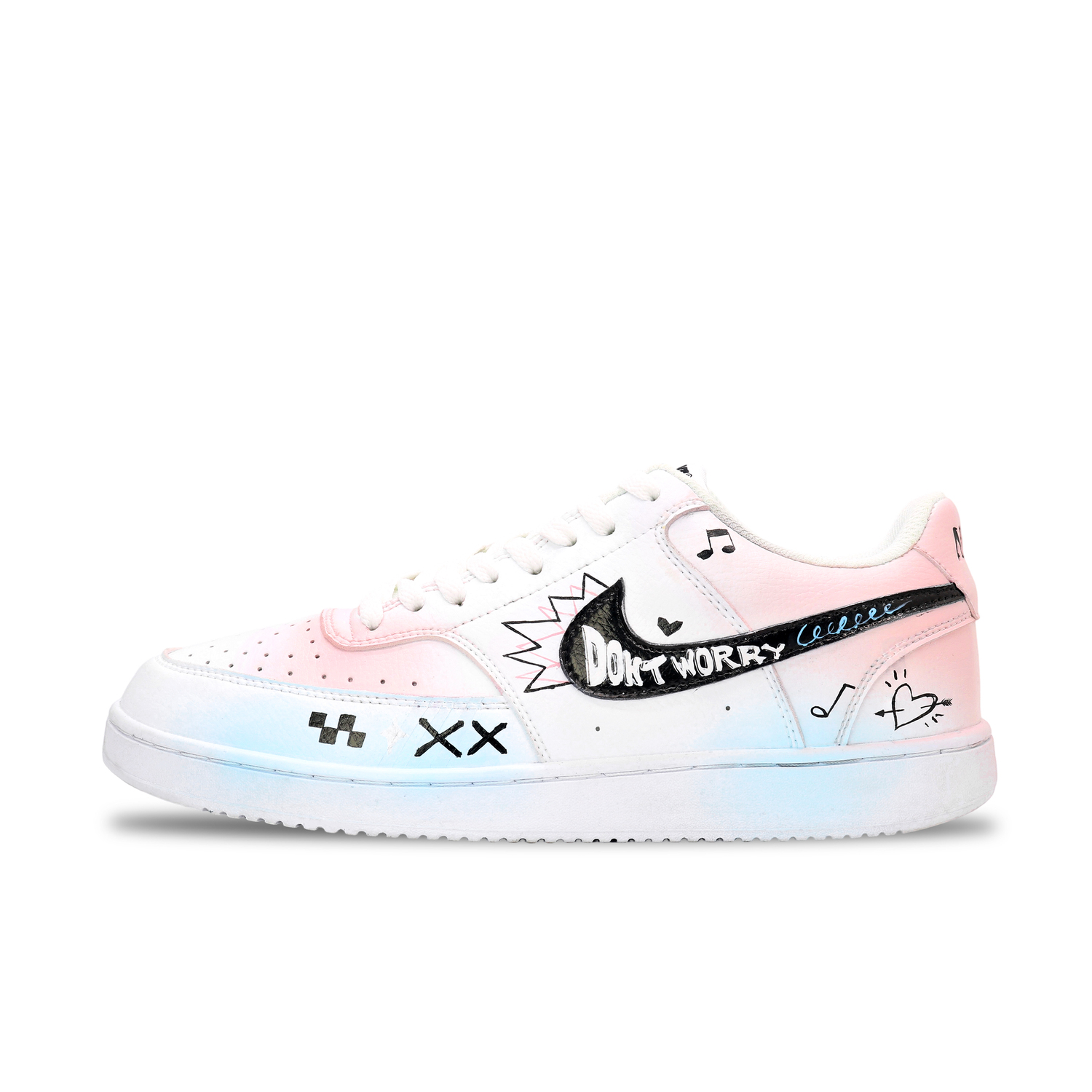 Nike Кроссовки Court Vision 2 унисекс низкие бело-розово-голубые розовые, цвет Pink
Nike Кроссовки Court Vision 2 унисекс низкие бело-розово-голубые розовые, цвет Pink