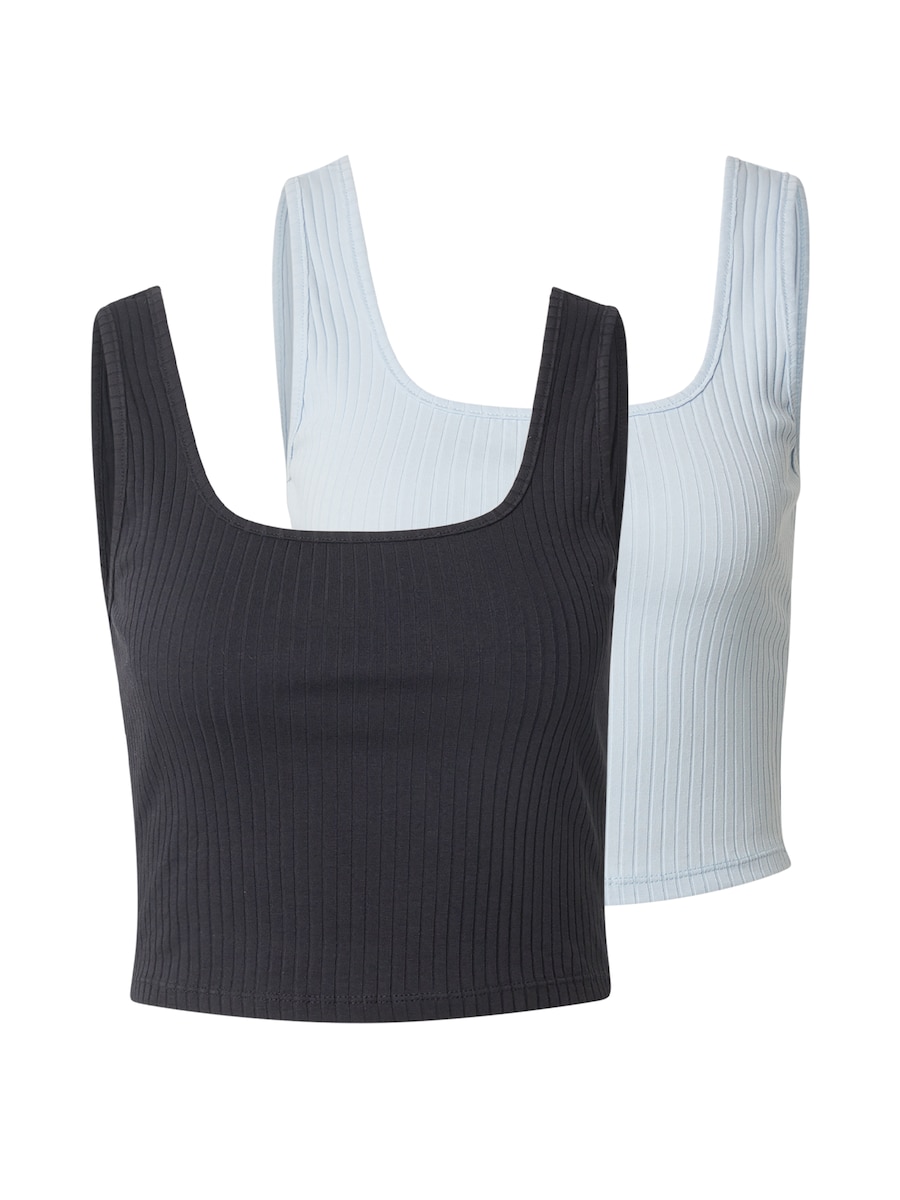 Топ ABOUT YOU Hellen, светло-голубой/черный
Топ ABOUT YOU Hellen, светло-голубой/черный