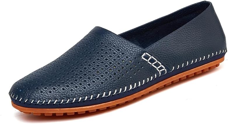 Мужские кожаные лоферы-мокасины, легкие повседневные туфли без шнурков для ходьбы, вождения и повседневной носки Momuk, синий
Мужские кожаные лоферы-мокасины, легкие повседневные туфли без шнурков для ходьбы, вождения и повседневной носки Momuk, синий