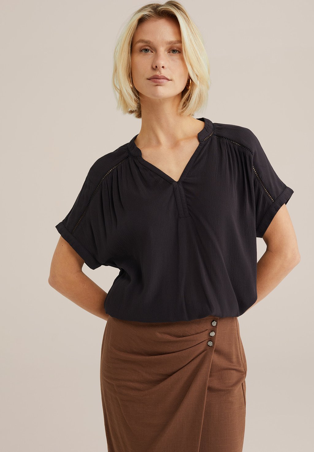 Блуза WE Fashion, черный
Блуза WE Fashion, черный