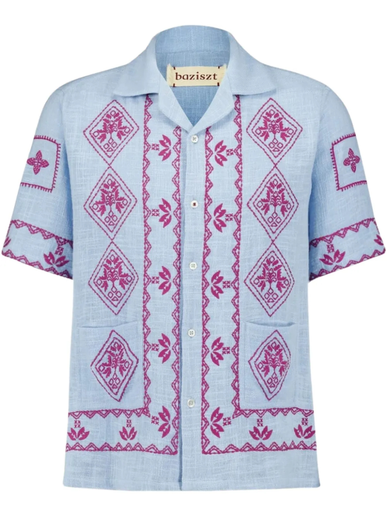 Рубашка с вышивкой «Базишт» Baziszt, синий
Рубашка с вышивкой «Базишт» Baziszt, синий