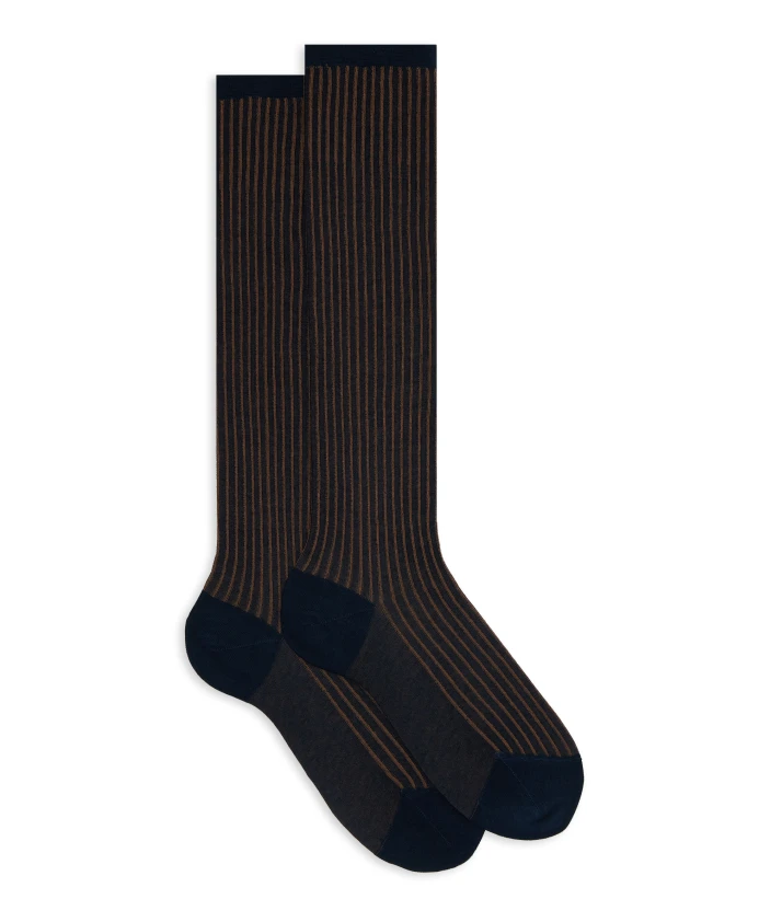 Длинные итальянские хлопковые носки с двумя ребристыми краями Gallo, мультиколор
Длинные итальянские хлопковые носки с двумя ребристыми краями Gallo, мультиколор