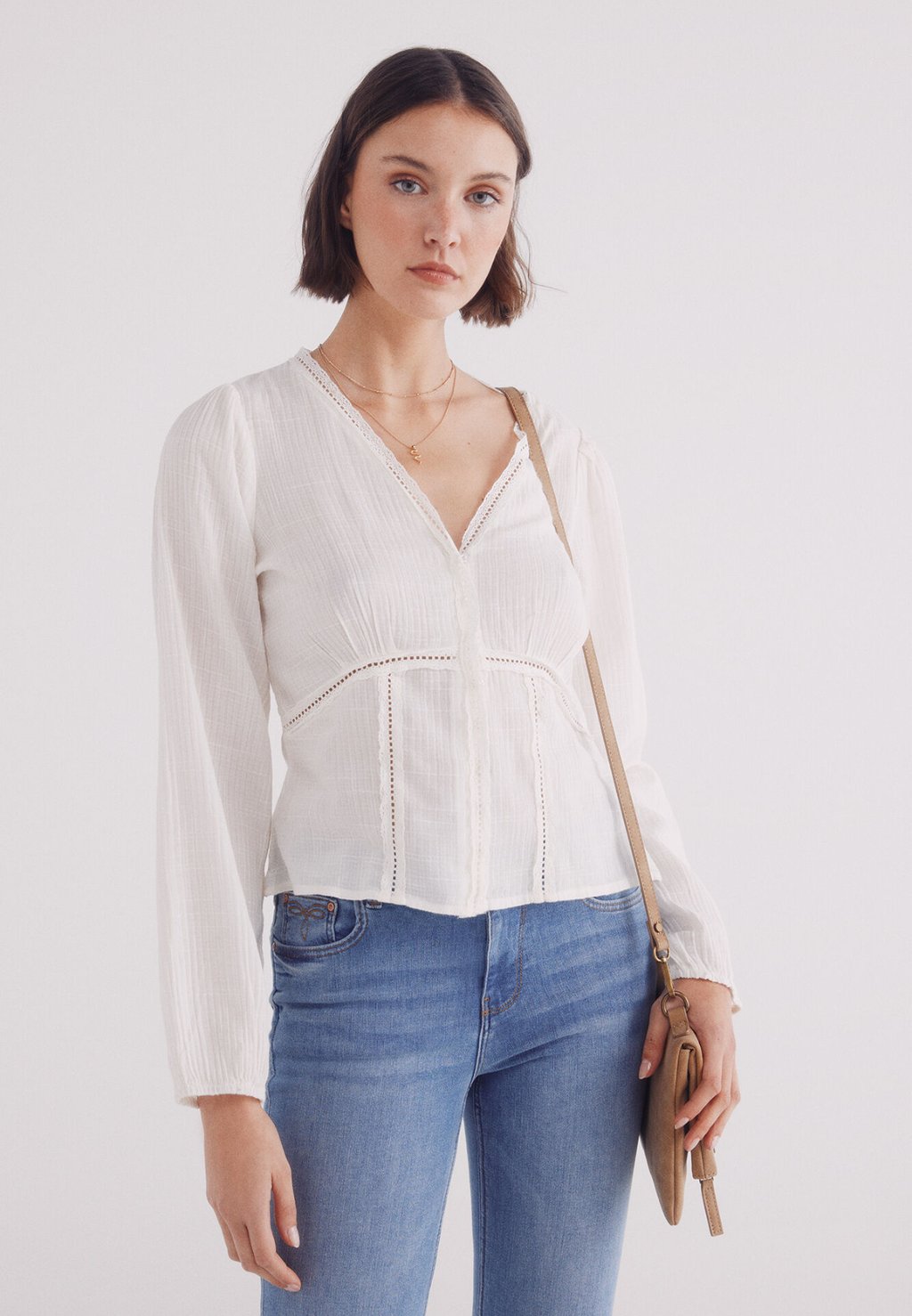 Блуза Springfield, бежевый
Блуза Springfield, бежевый