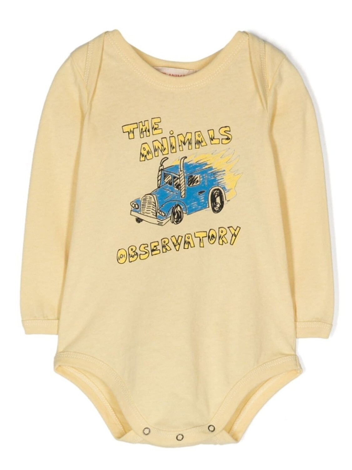 The Animals Observatory боди с логотипом, желтый 
The Animals Observatory боди с логотипом, желтый